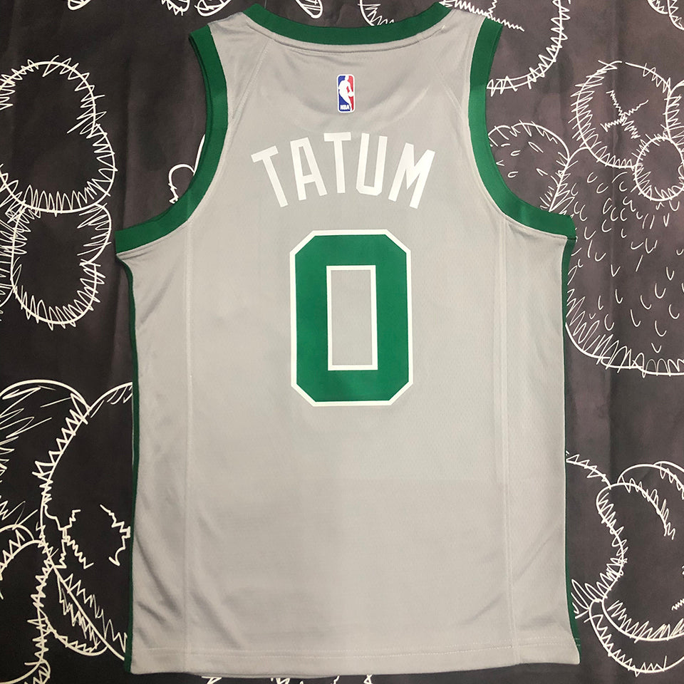 Celtics Gray Jersey - Tatum #0