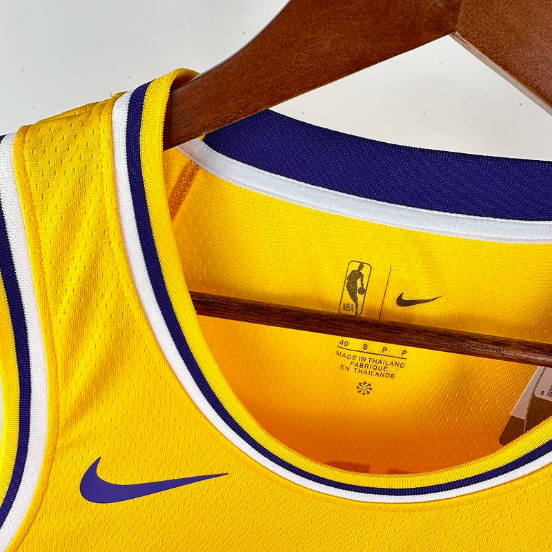 24/25 LA Lakers Yellow Jersey - Westbrook #0 (Hot Pressing)