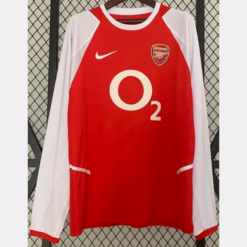 03/04 Arsenal Home Long Sleeve Retro Jersey