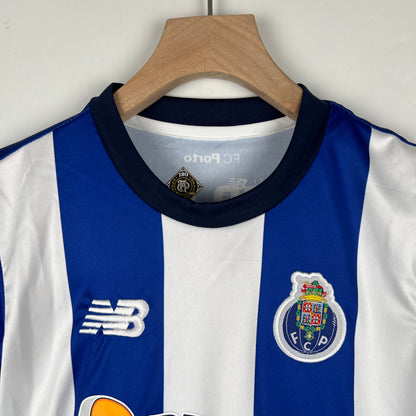 2024-25 Porto Kids Home Soccer Jersey Suit