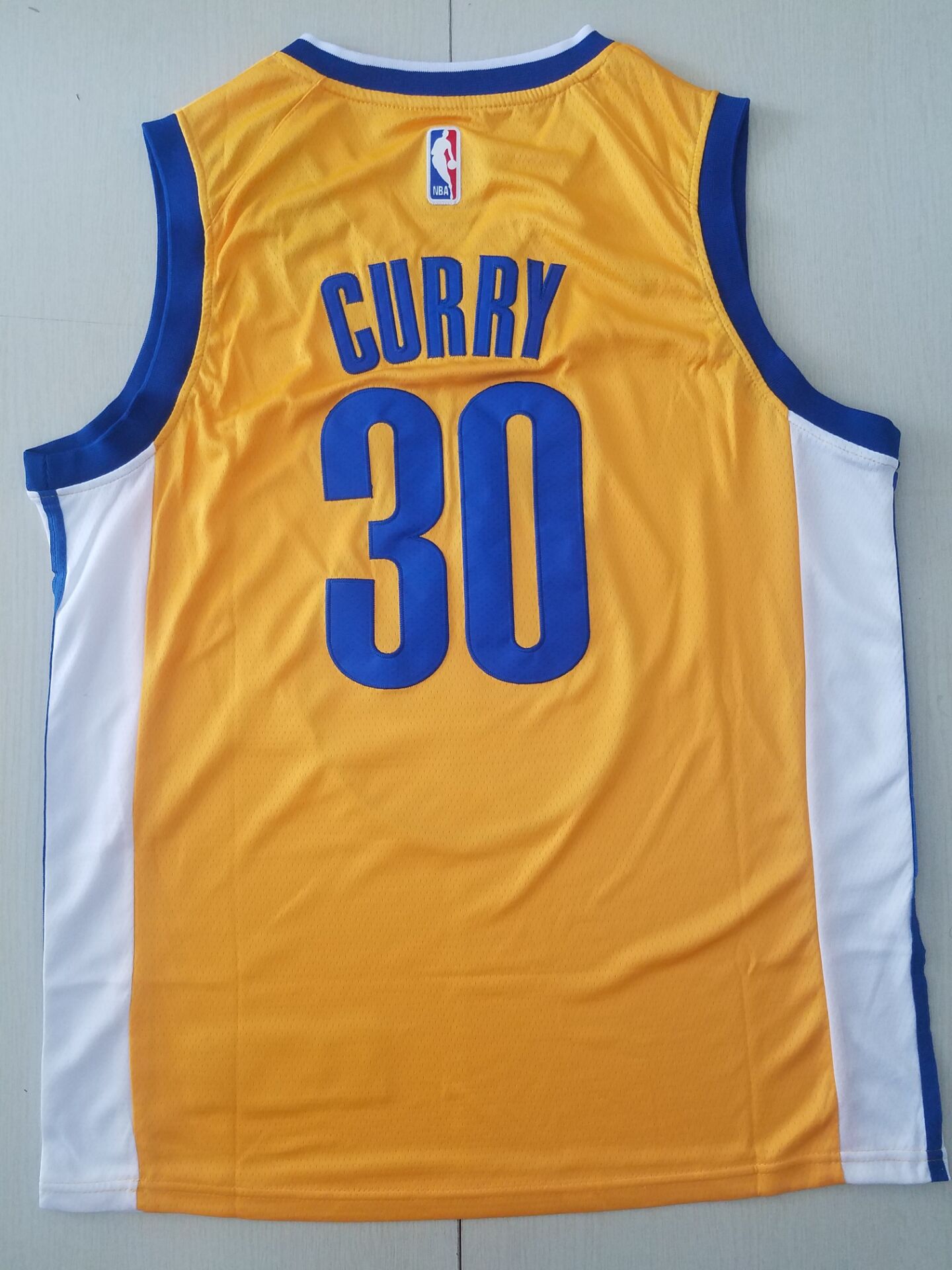 Golden State Warriors CURRY # 30 New Fan Yellow NBA Jerseys