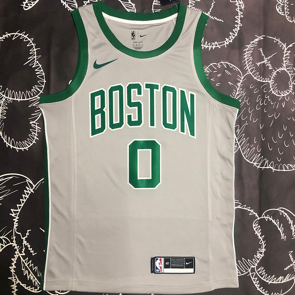 Celtics Gray Jersey - Tatum #0