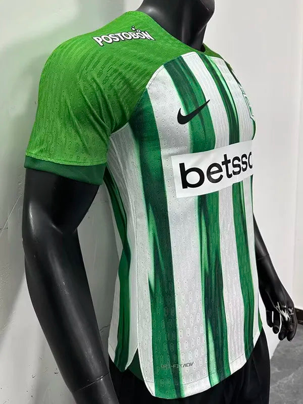 2025-25 Atletico Nacional Home Player Version Soccer Jersey