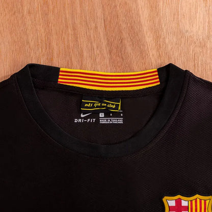 13/14 Barcelona Away Black Retro Jersey