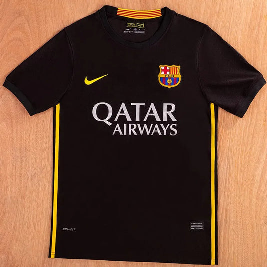 13/14 Barcelona Away Black Retro Jersey