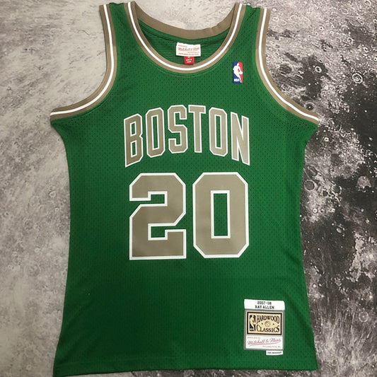 07/08 Celtics Retro Green Jersey - Allen #20