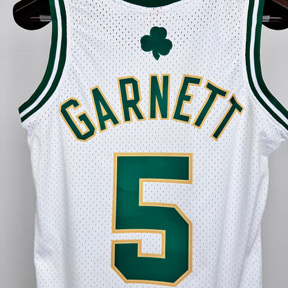 2008 Celtics White Jersey - Garnett #5