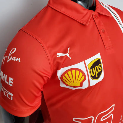 2022 Ferrari Polo Team T-Shirt - Charles Leclerc #16