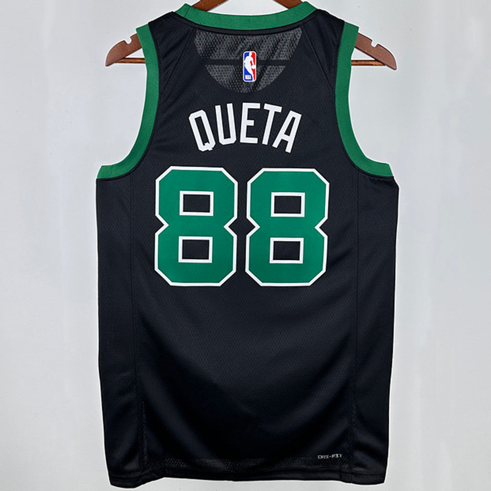 2025 Celtics Black Jersey - Queta #88