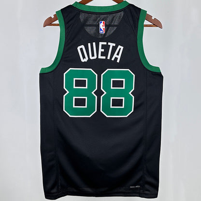 2025 Celtics Black Jersey - Queta #88