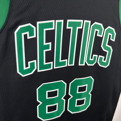 2025 Celtics Black Jersey - Queta #88