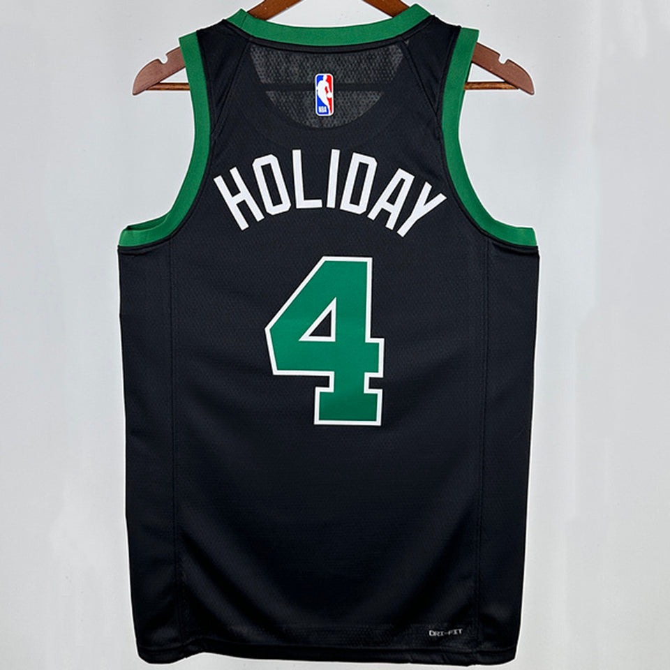 2025 Celtics Black Jersey - Holiday #4