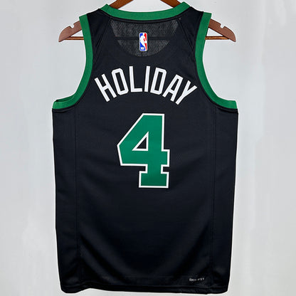 2025 Celtics Black Jersey - Holiday #4