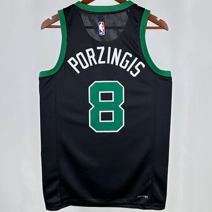 2025 Celtics Black Jersey - Poraigis #8