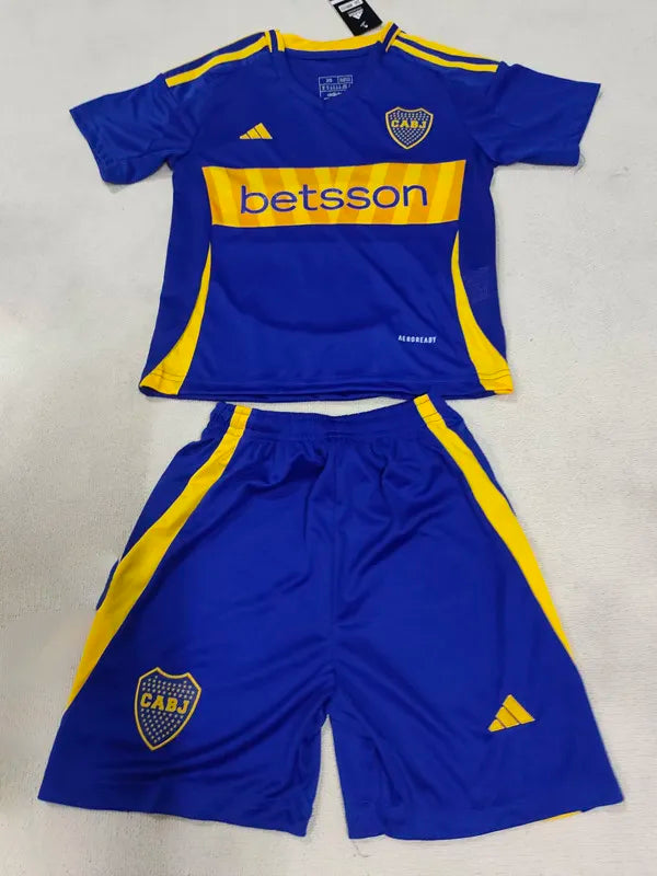 2024-25 Boca Juniors Home Kids Soccer Jersey