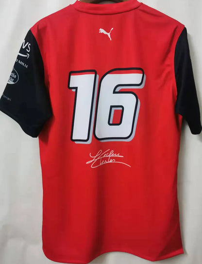 2022 Ferrari Red Team T-Shirt - Charles Leclerc #16