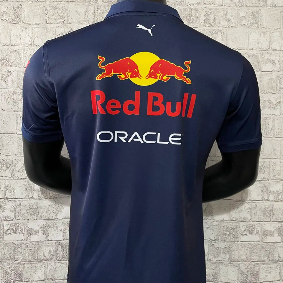 22/23 Red Bull Navy Team Polo T-Shirt