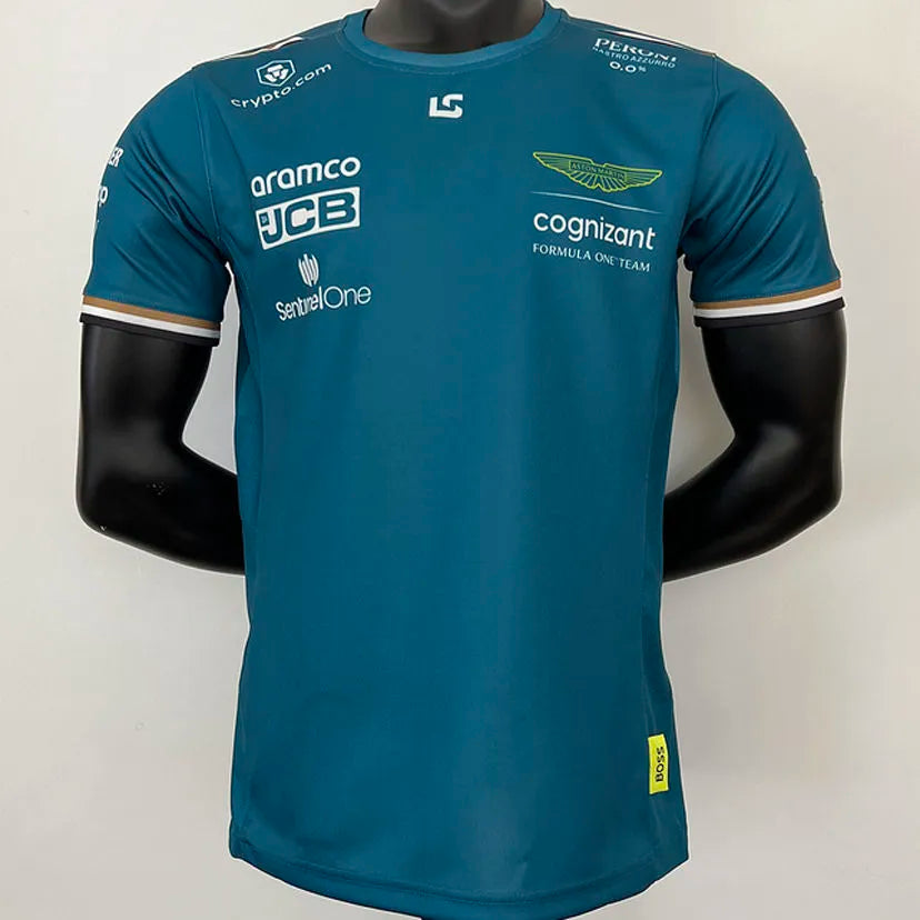 2023 Aston Martin Green Team T-Shirt