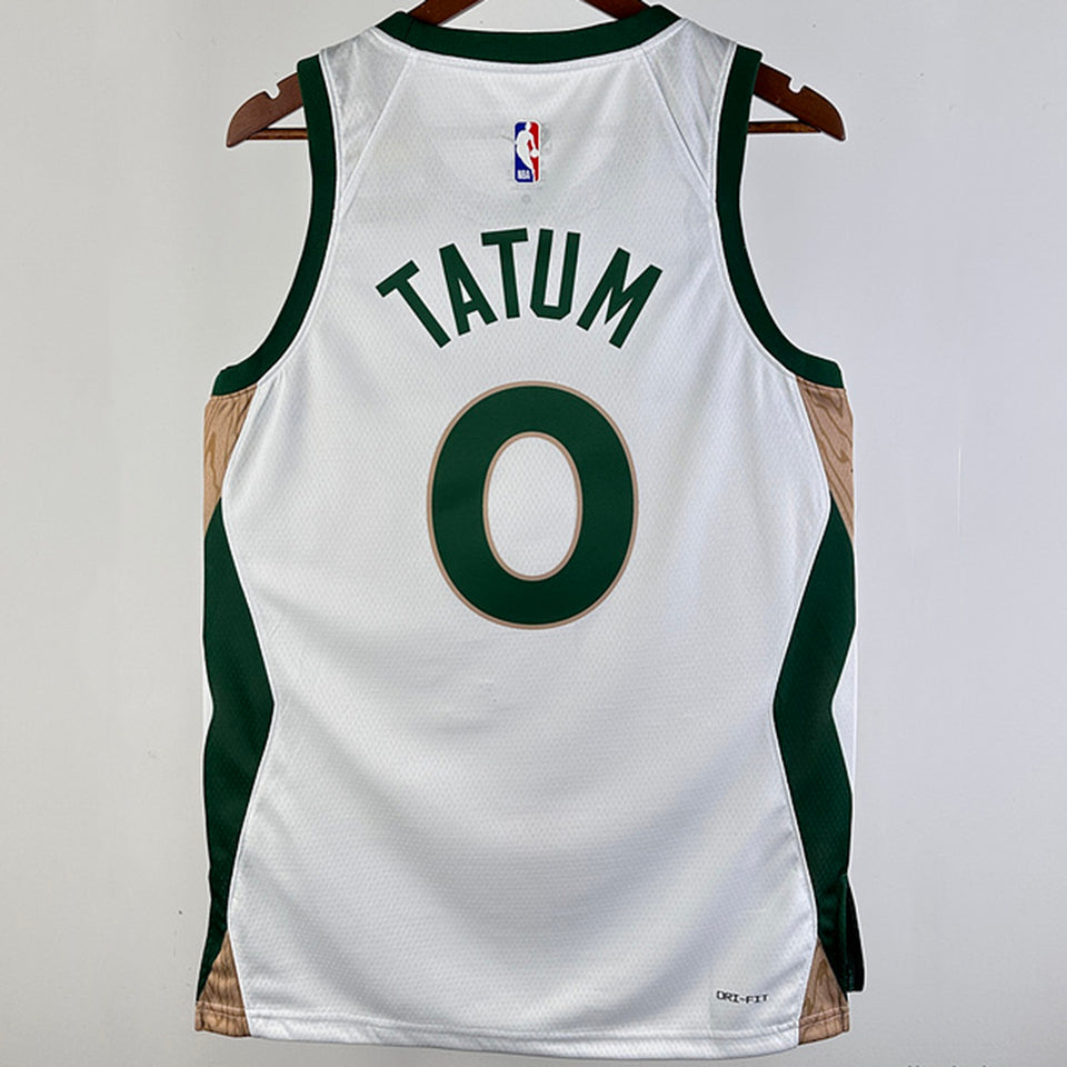 23/24 Celtics White City Edition Jersey - Tatum #0