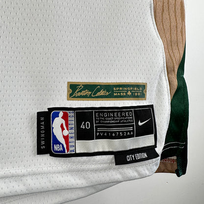 23/24 Celtics White City Edition Jersey - Tatum #0