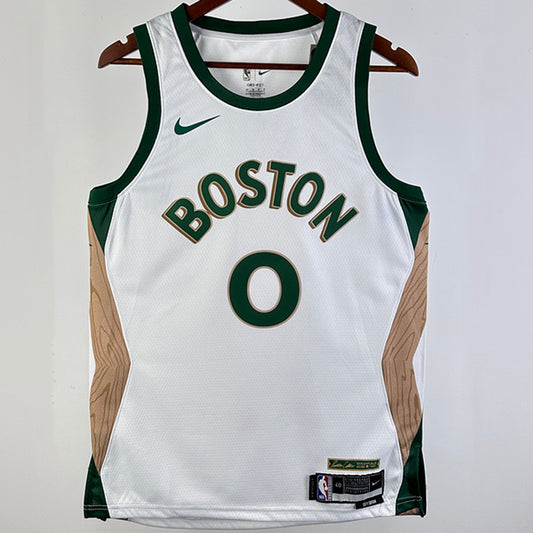 23/24 Celtics White City Edition Jersey - Tatum #0