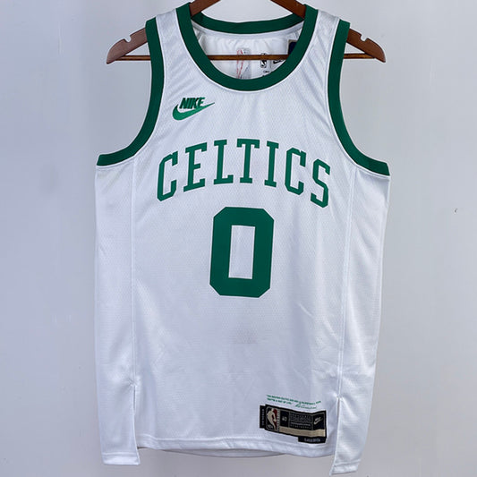 23/24 Celtics White Jersey - Tatum #0