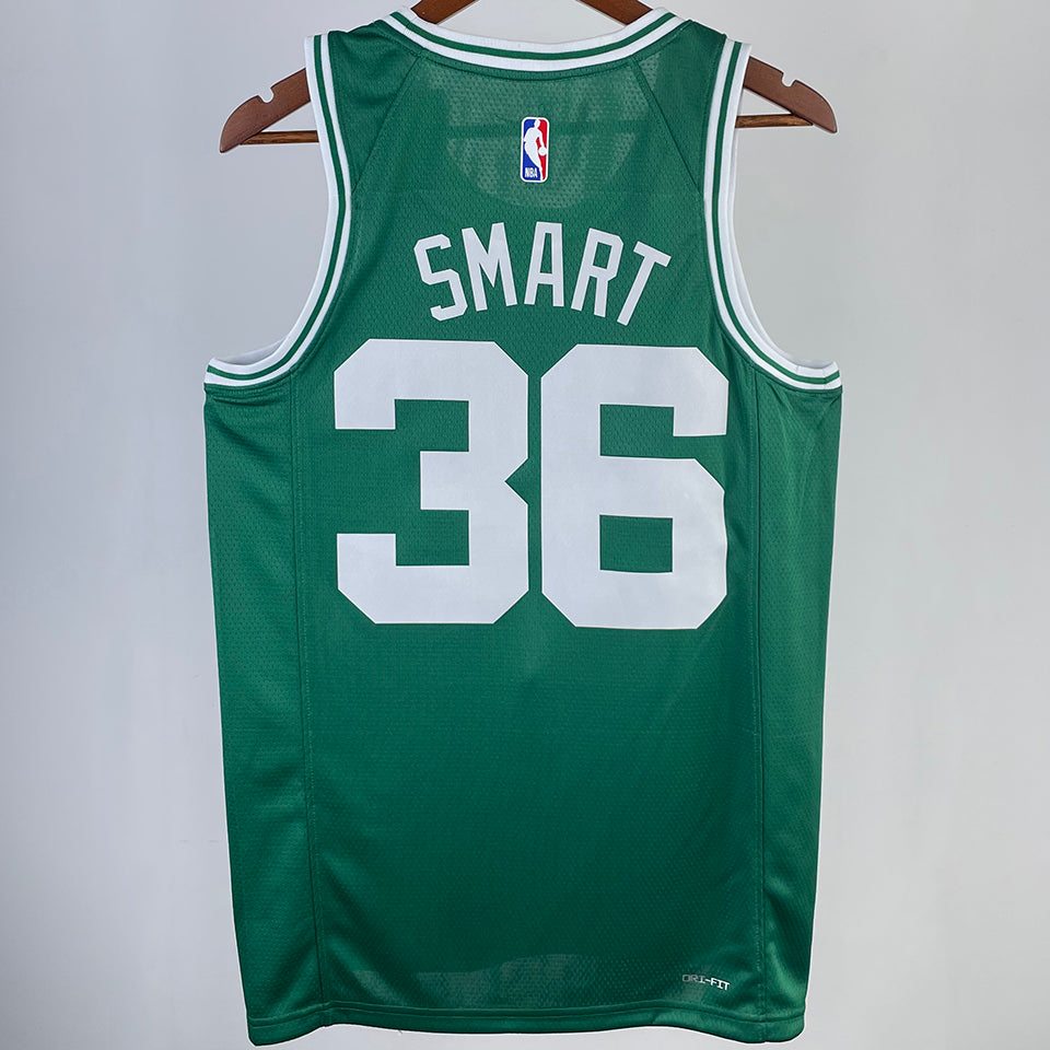 23/24 Celtics Green Jersey - Smart #36 (Hot Pressing)