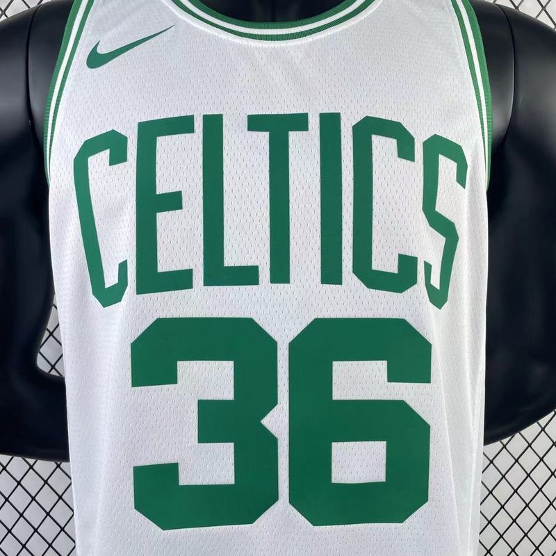 23/24 Celtics White Jersey - Smart #36 (Hot Pressing)