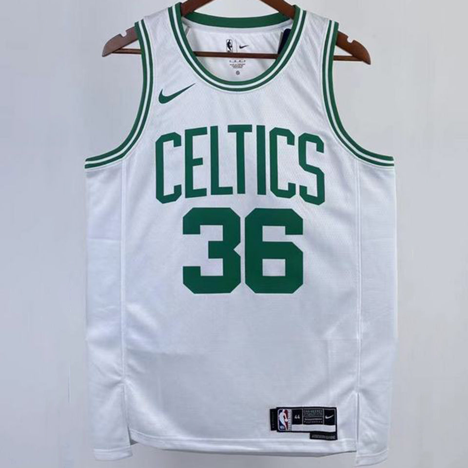 23/24 Celtics White Jersey - Smart #36 (Hot Pressing)