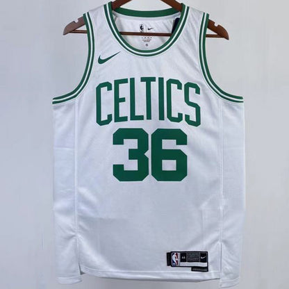 23/24 Celtics White Jersey - Smart #36 (Hot Pressing)