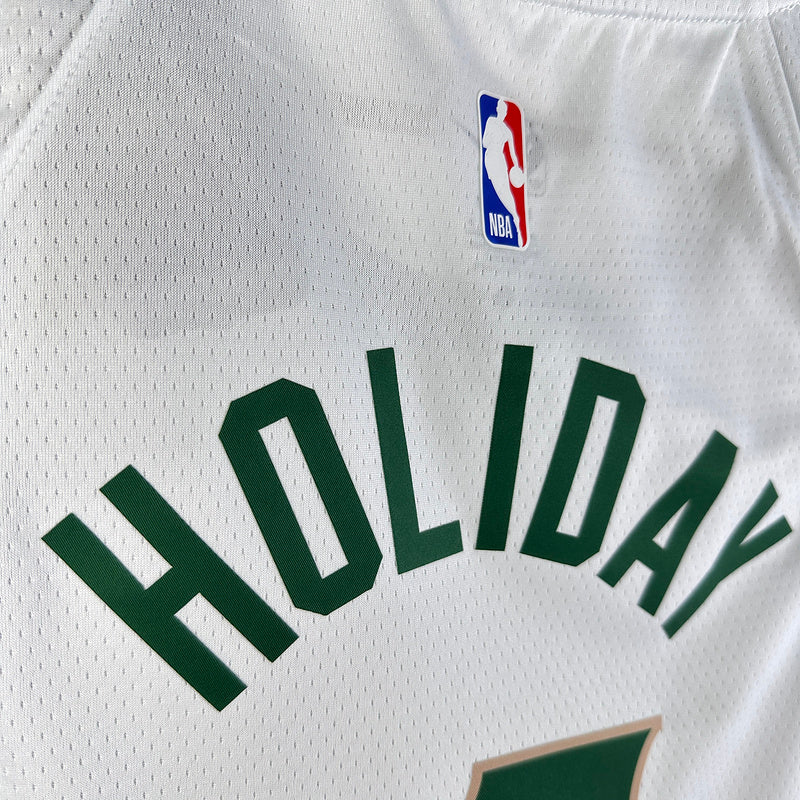 23/24 Celtics White City Edition Jersey - Holiday #4