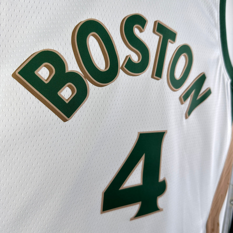 23/24 Celtics White City Edition Jersey - Holiday #4