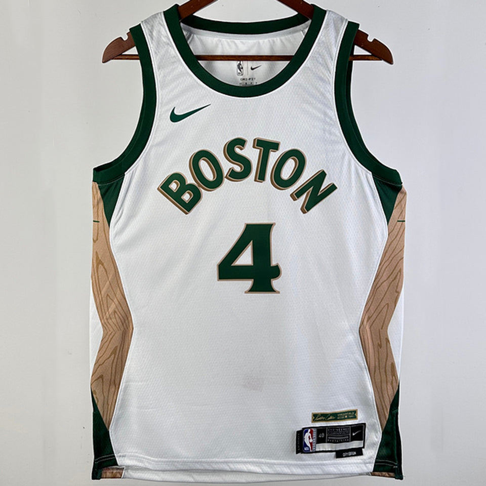 23/24 Celtics White City Edition Jersey - Holiday #4