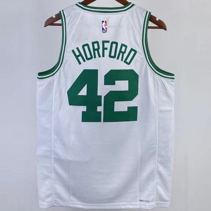 23/24 Celtics White Jersey - Horforo #42 (Hot Pressing)