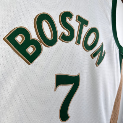 23/24 Celtics White City Edition Jersey - Brown #7