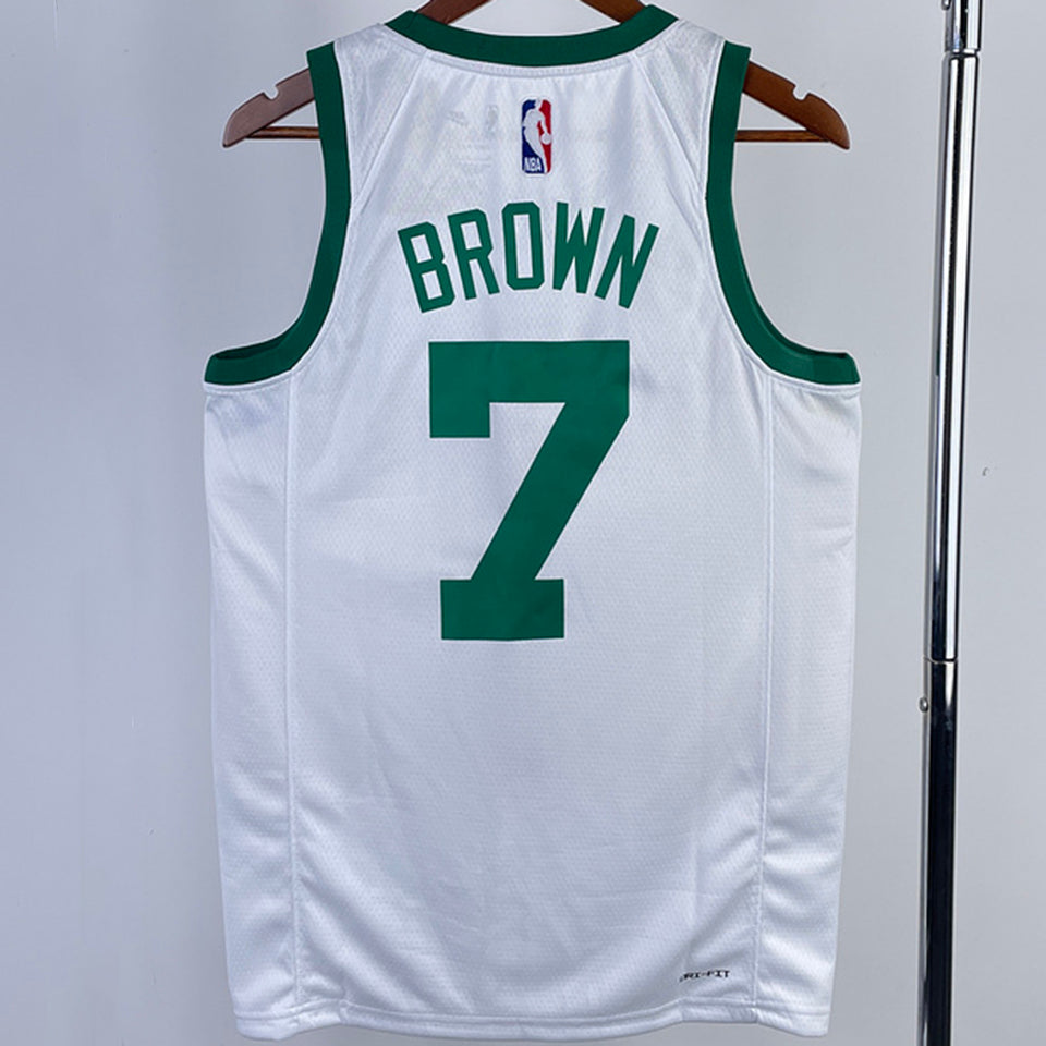 23/24 Celtics White Jersey - Brown #7