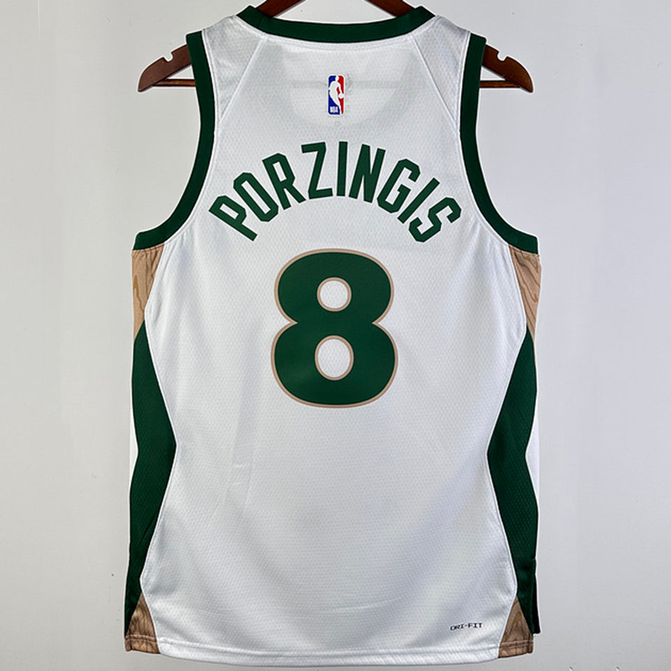 23/24 Celtics White City Edition Jersey - Poraigis #8