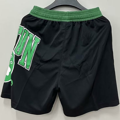 23/24 Celtics Black NBA Cotton Shorts