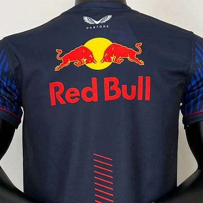 23/24 Red Bull Navy Team Polo T-Shirt - Sergio Perez #11