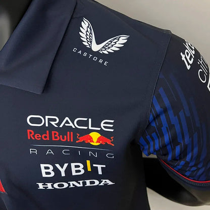 23/24 Red Bull Black Team Polo T-Shirt