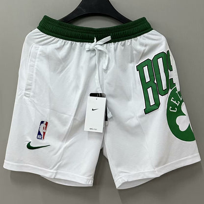 23/24 Celtics White NBA Cotton Shorts