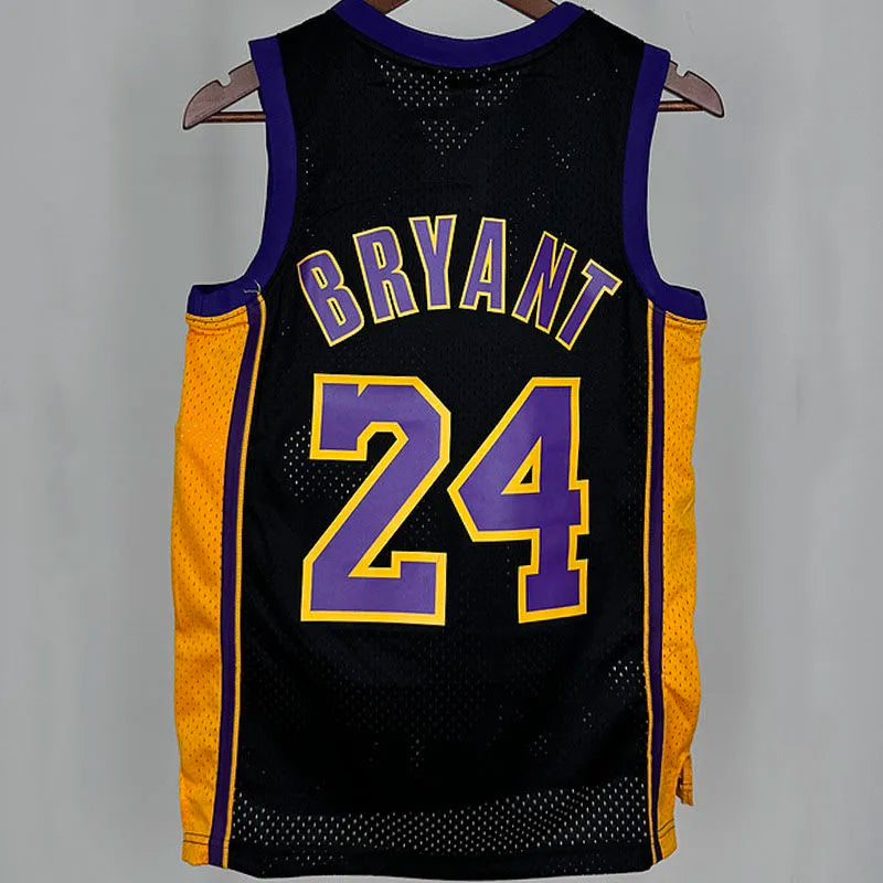 09/10 LA Lakers Retro Black Jersey - Bryant #24