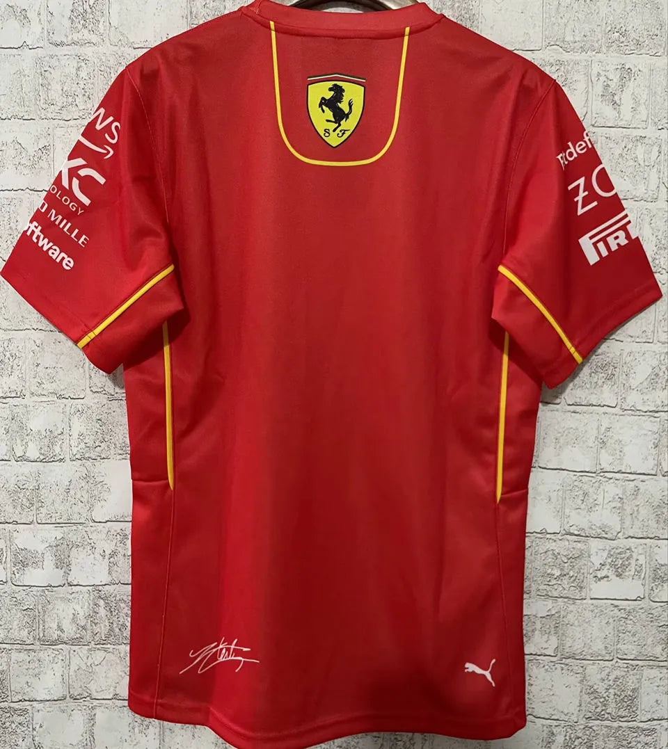 2024 Ferrari Red Team T-Shirt - Charles Leclerc #16