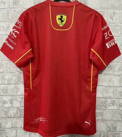 2024 Ferrari Red Team T-Shirt - Charles Leclerc #16