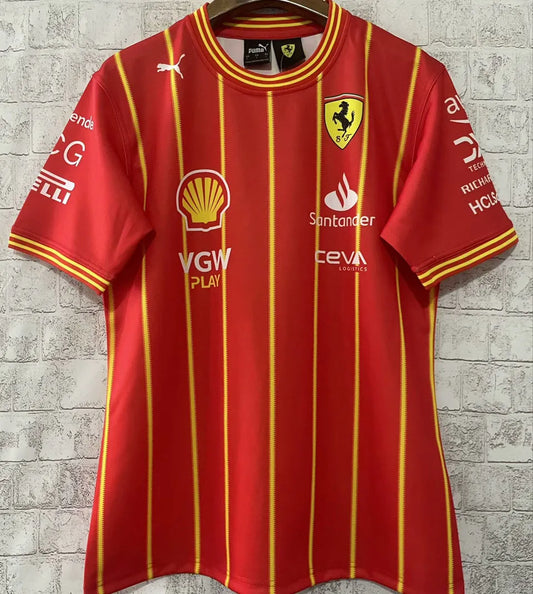 24/25 Ferrari Red Team T-Shirt - Charles Leclerc #16