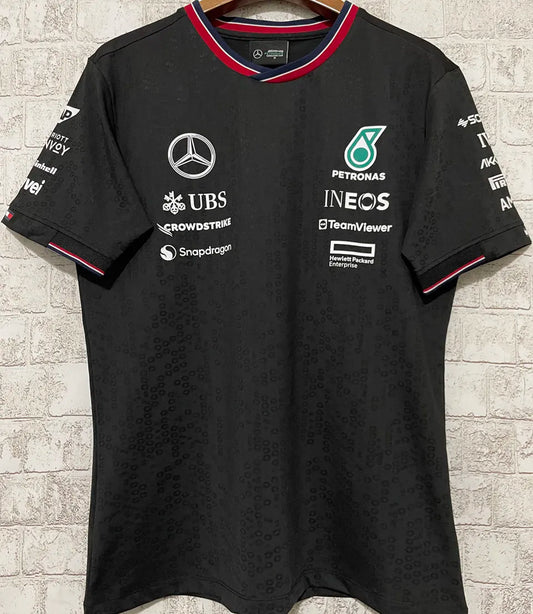 24/25 Mercedes Black Team T-Shirt