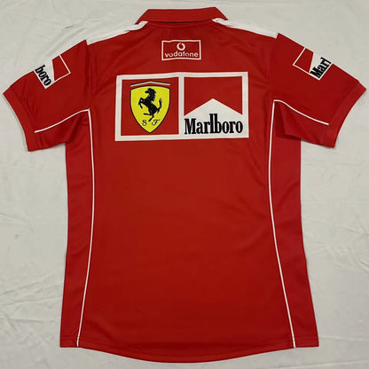 24/25 Ferrari Red Polo Team T-Shirt