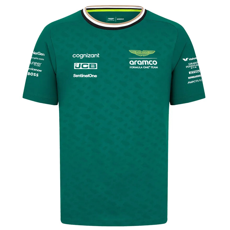 2024 Aston Martin Green Team T-Shirt - Fernando Alonso #14