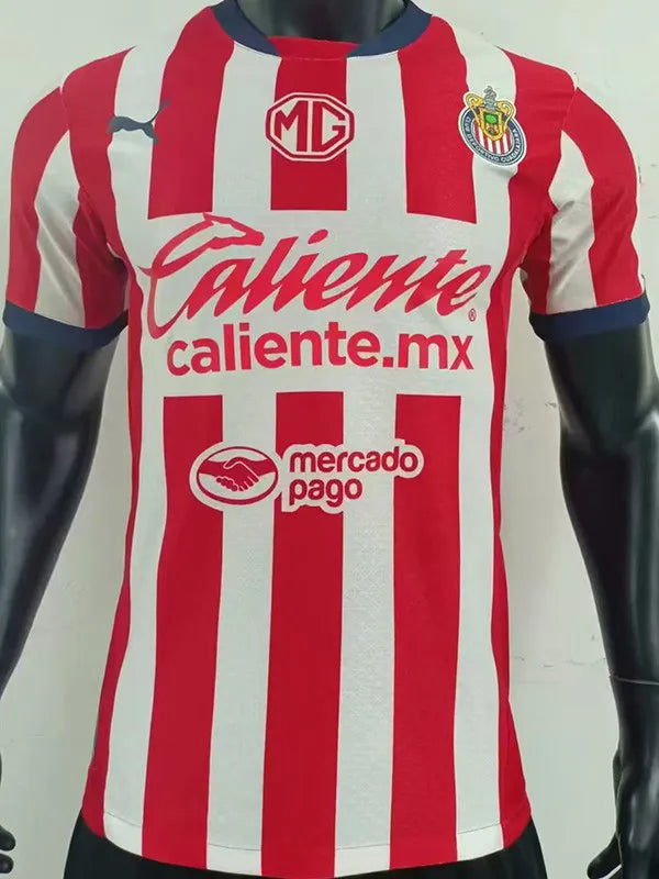 2025-25 Chivas Home Player Version Soccer Jersey