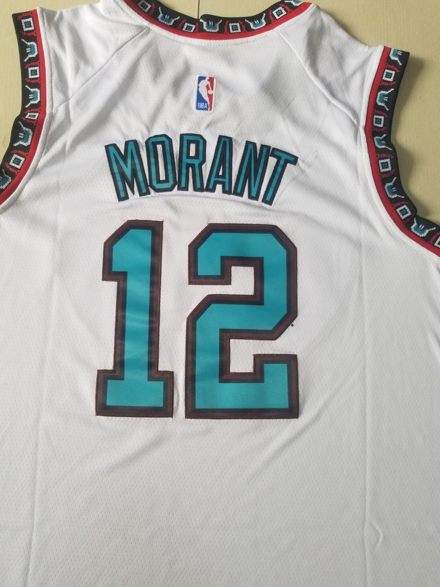 Memphis Grizzlies MORANT # 12 NBA Jerseys